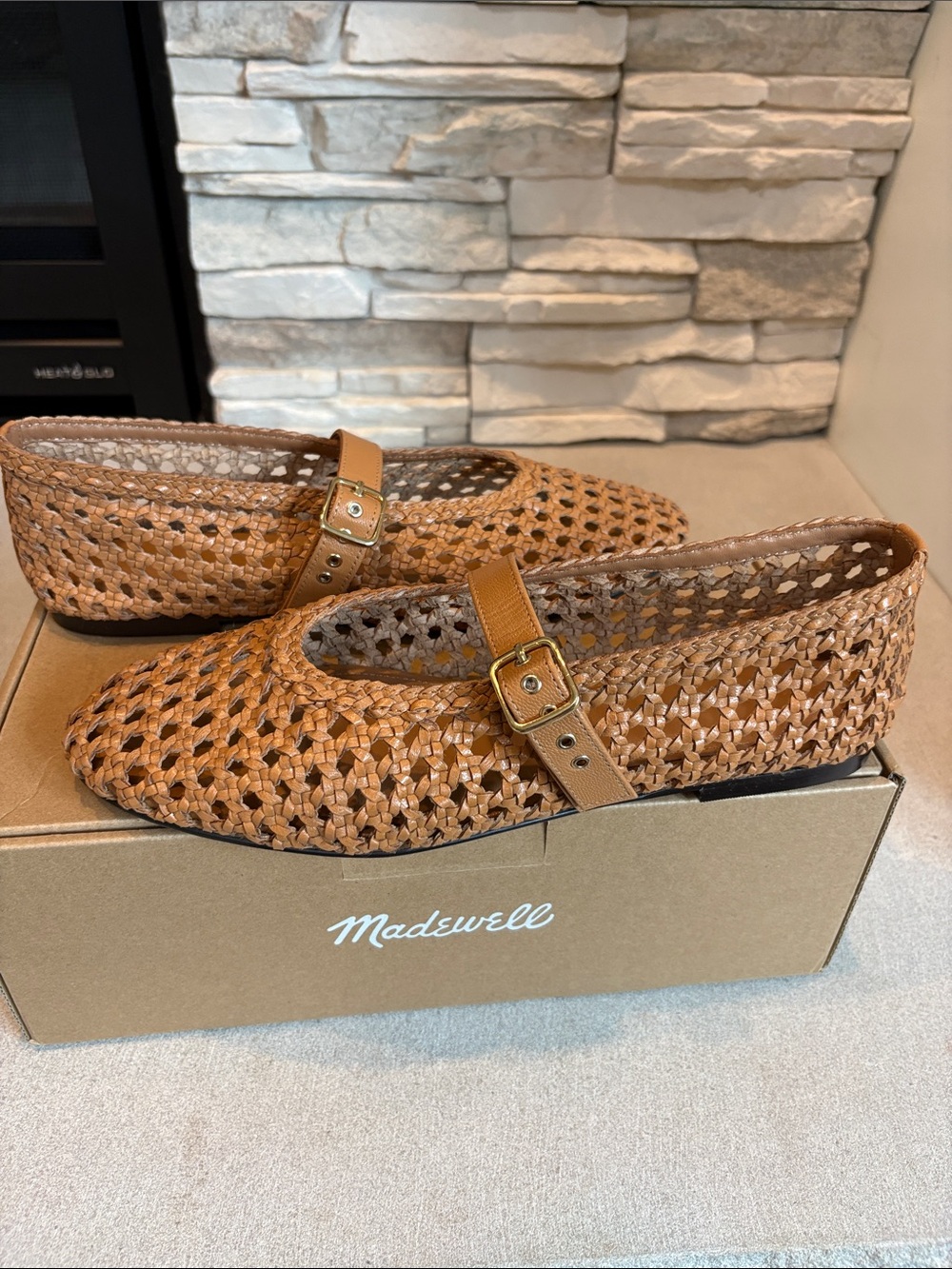 New Madewell Remy Mary Jane Leather Flats - Picture 4 of 10